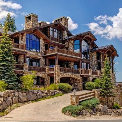 Exterior view of a Park City vacation rental.