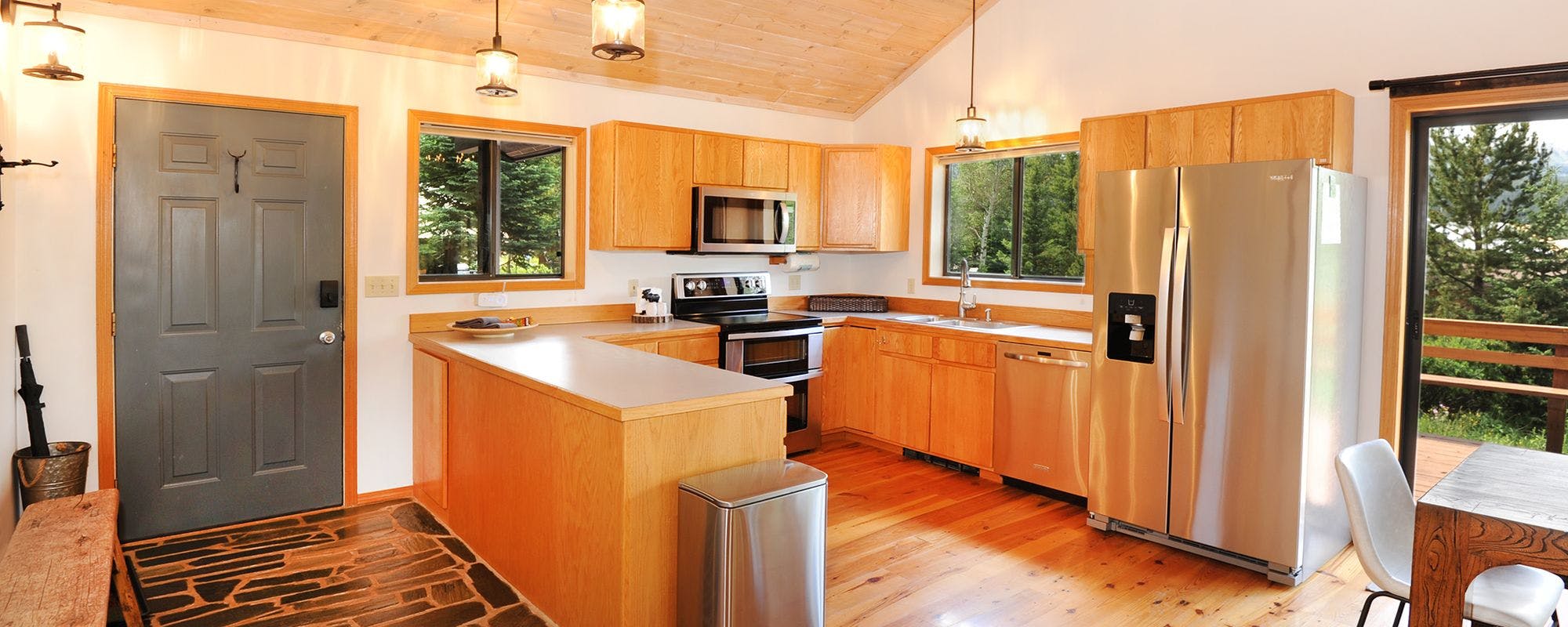Kitchen in a West Yellowstone, MT vacation rental.