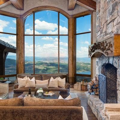 Living room with a view.