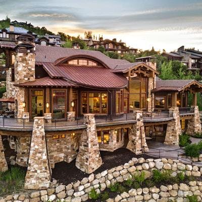 Exterior view of a Park City vacation rental.